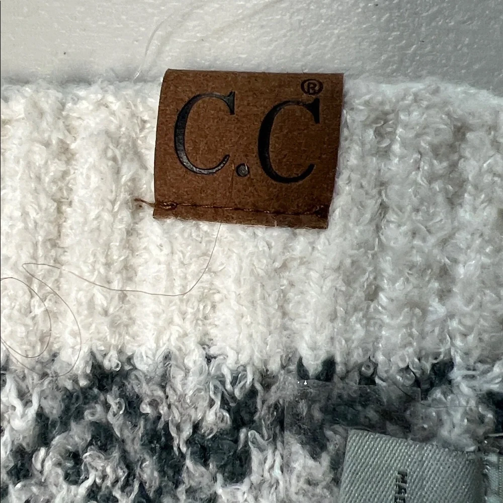 Leopard Print Woman’s Beanie and Scarf Set by CC
